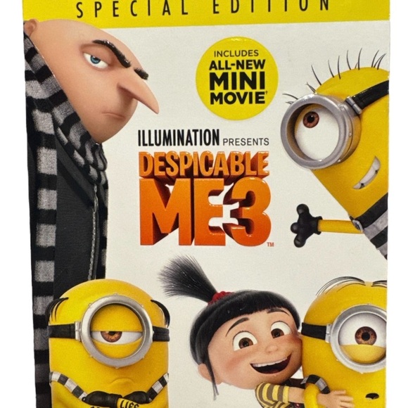 📀 7 MOVIES/$50 • Despicable Me 3 Blu-Ray DVD Combo • Illumination - Picture 1 of 4